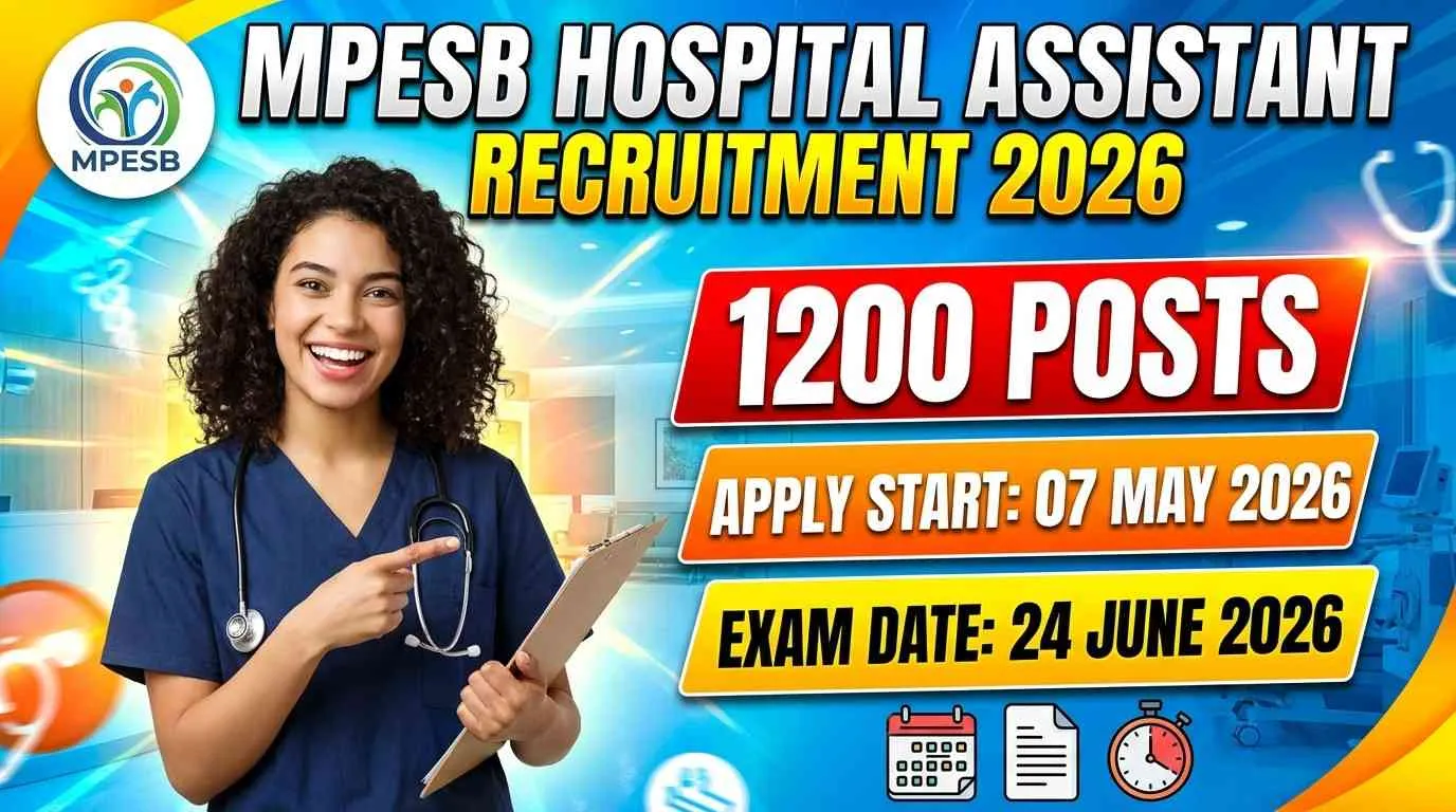 MPESB Hospital Assistant Recruitment 2026
